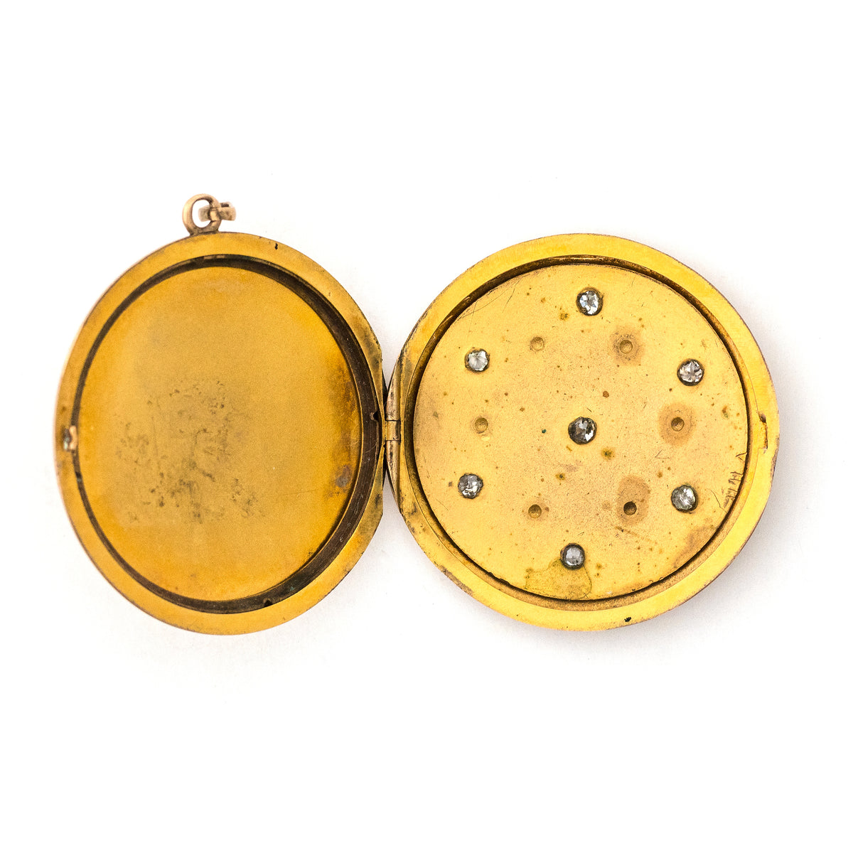 10k Gold & Diamond Starry Night Locket