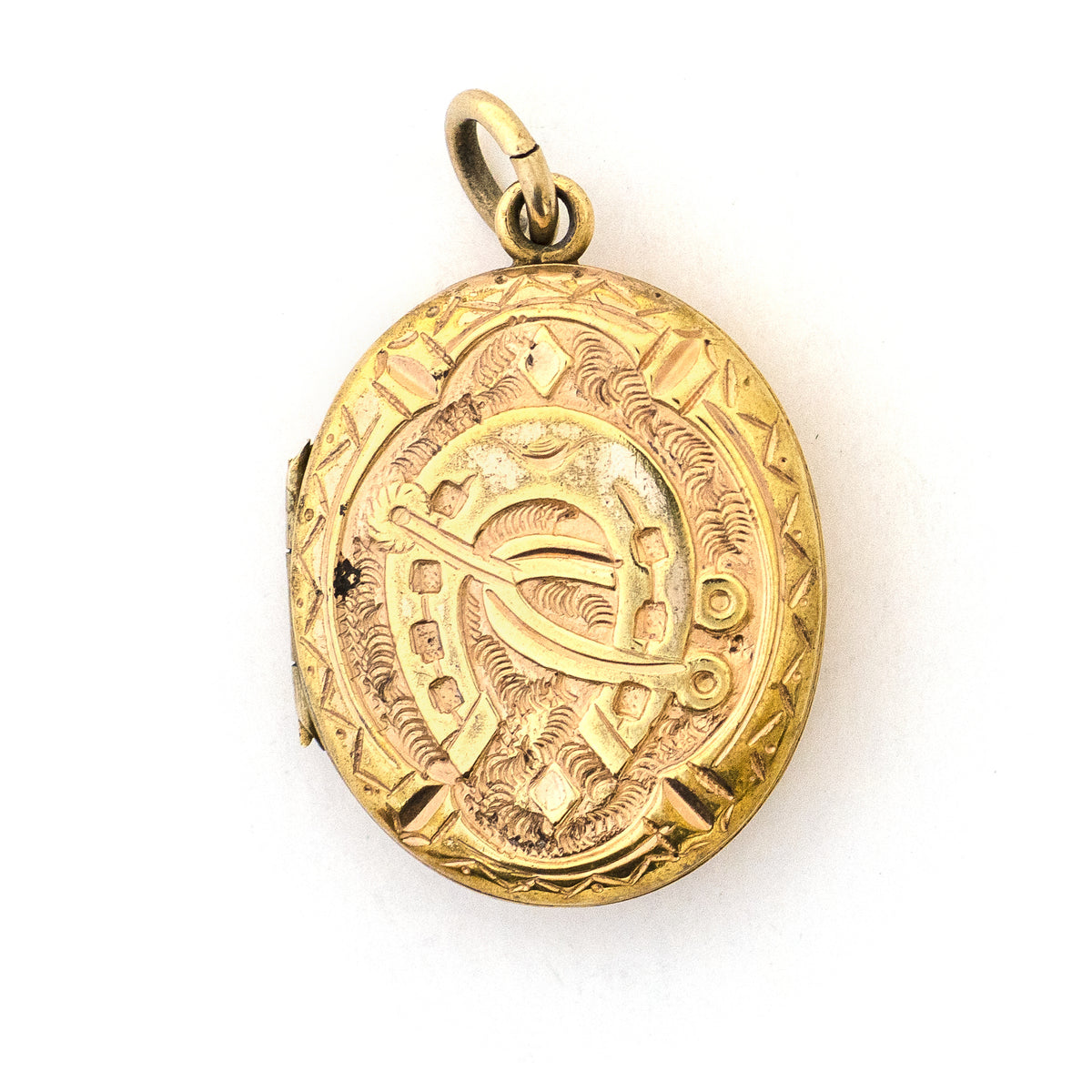 Victorian Horseshoe & Spur Locket