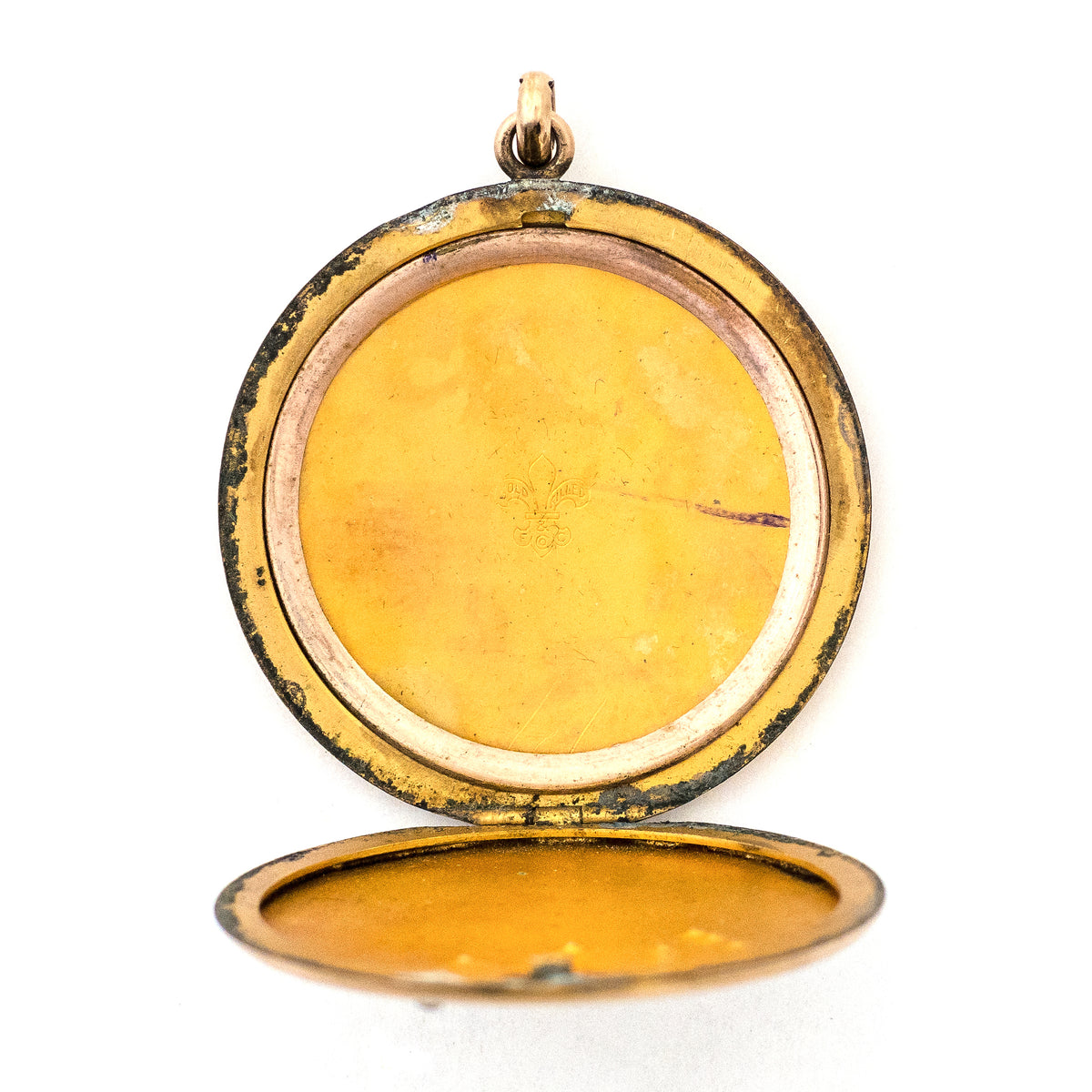 Lily of the Valley Geometric Locket