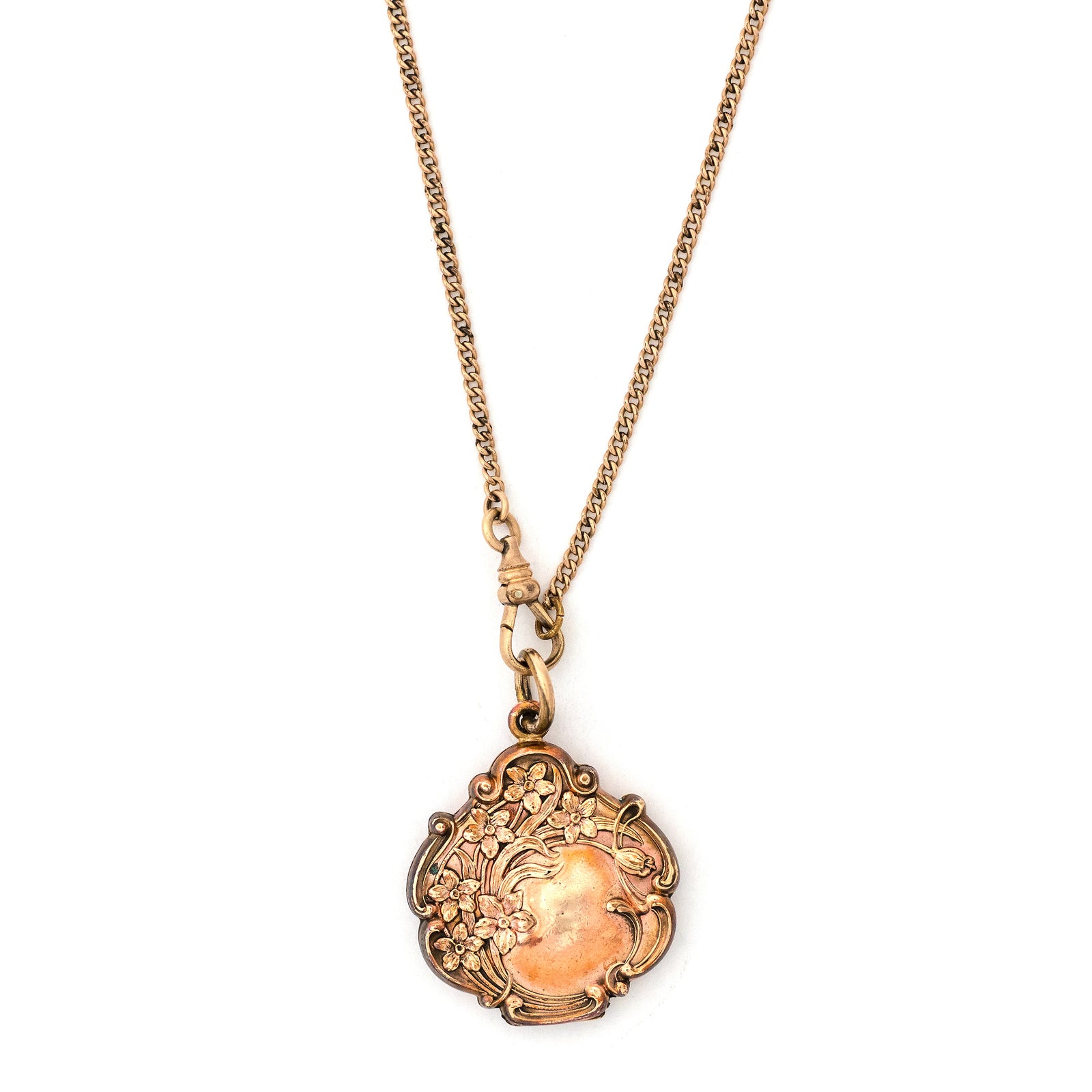 Daffodil Swirl Locket