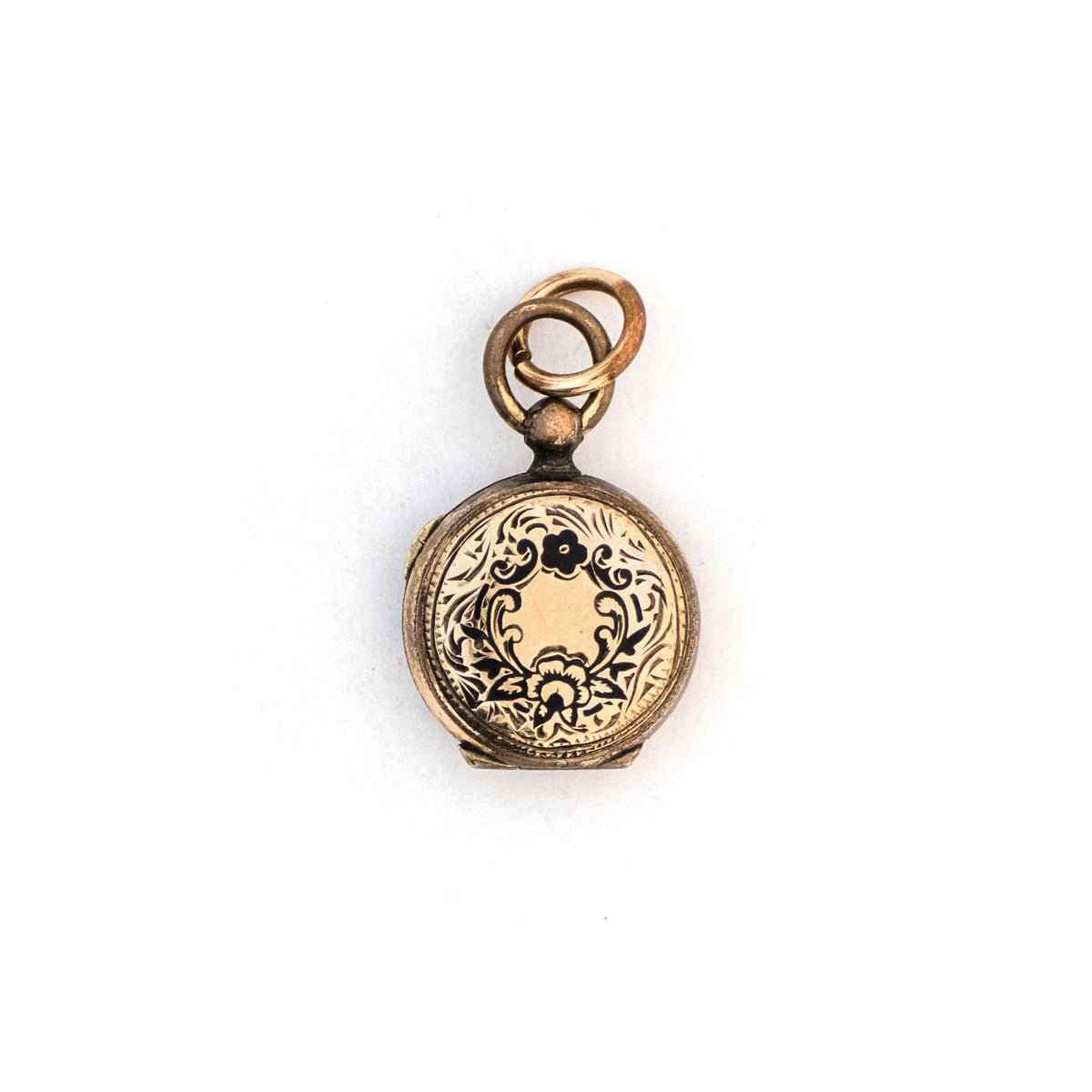 Petite Forget Me Not Enamel Locket