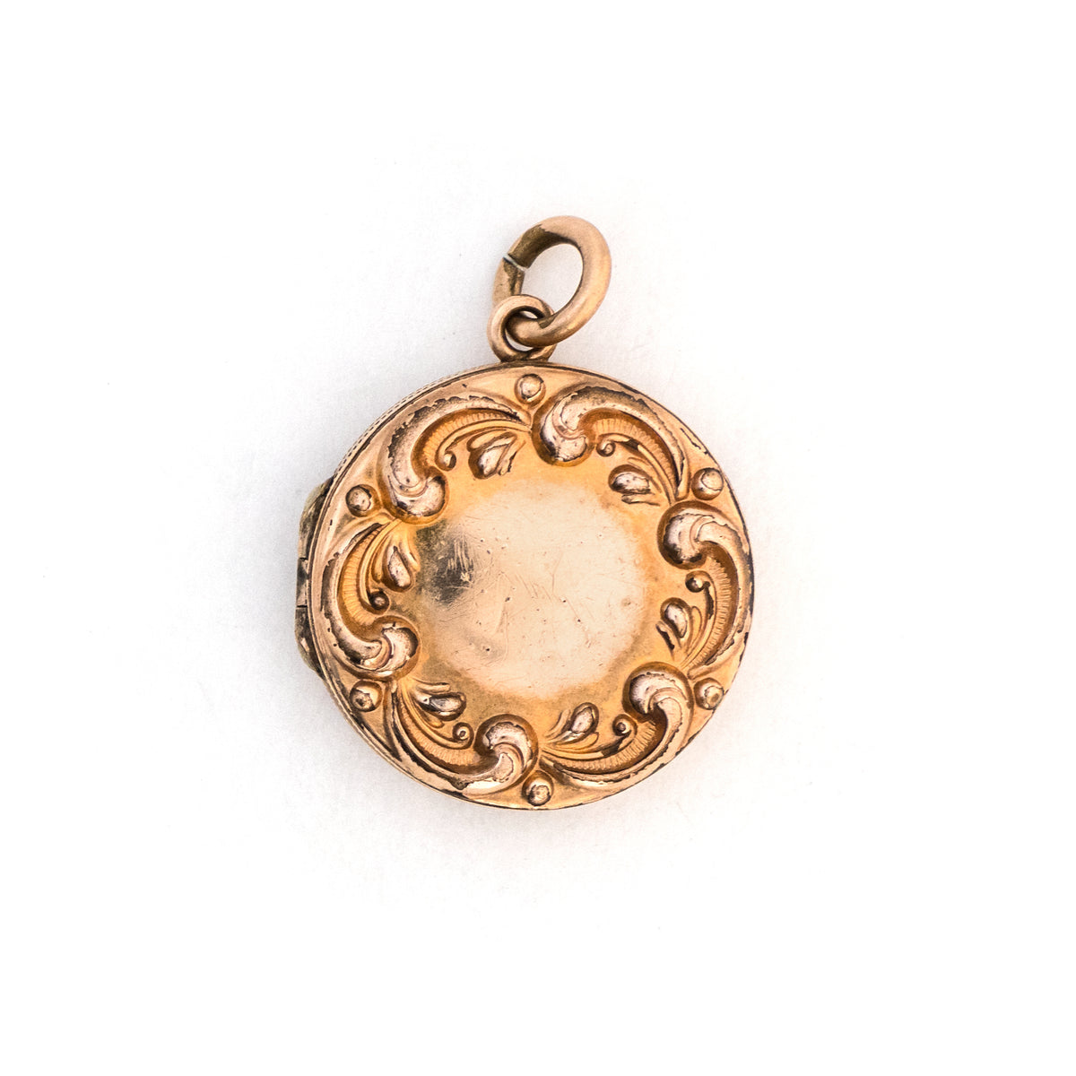 Rosy Scroll Locket