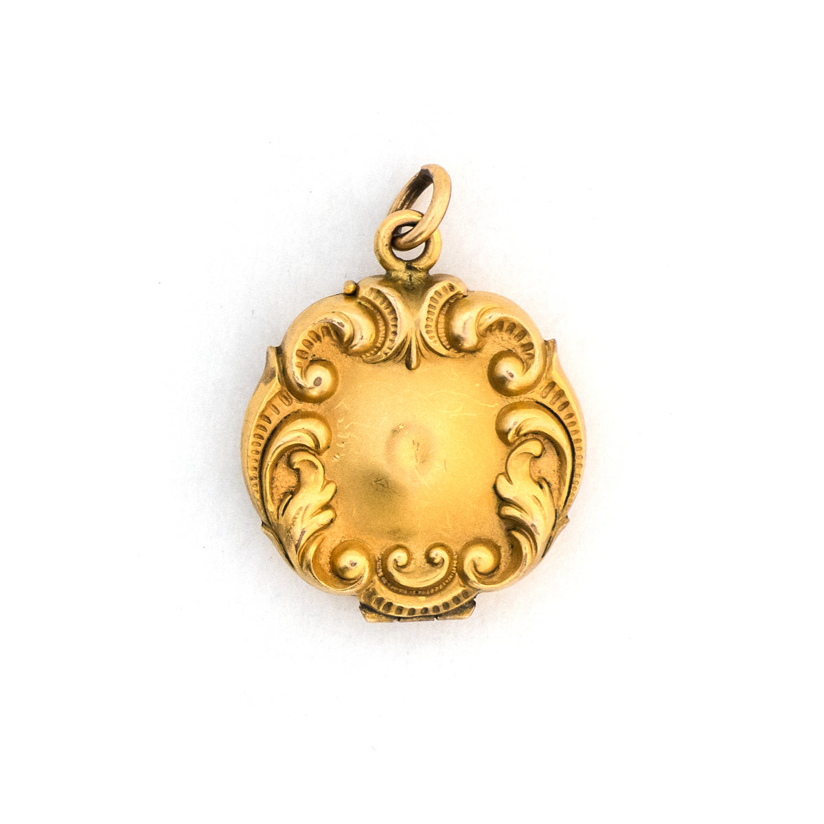 Matte Scroll Locket