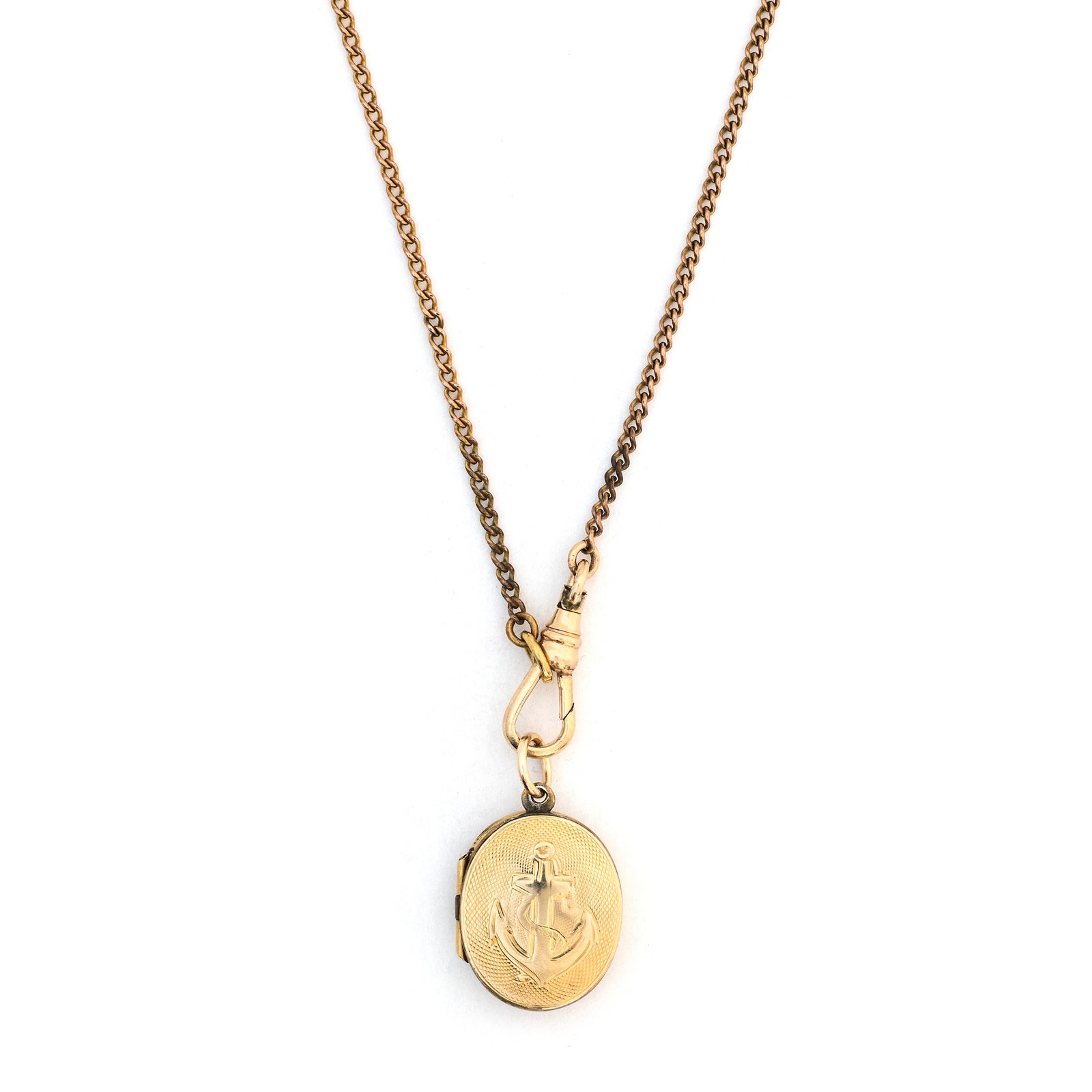 Oval Anchors Aweigh Locket