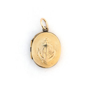 Oval Anchors Aweigh Locket