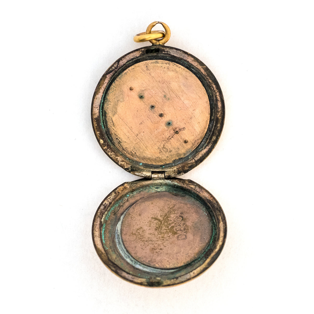 Red & White Crossbar Locket