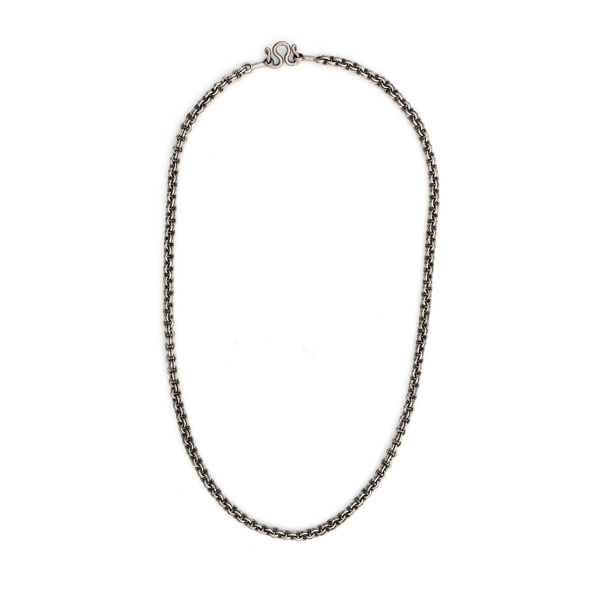 Silver Double Cable Chain
