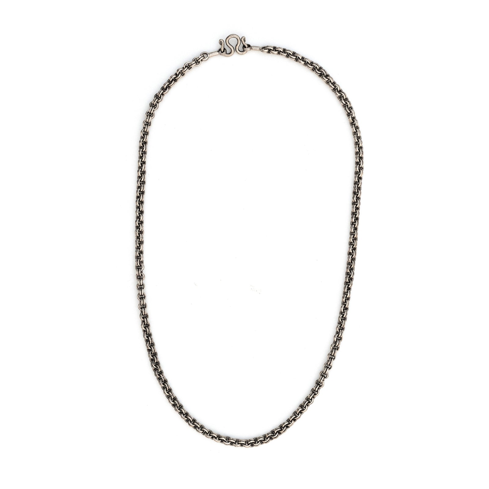 Silver Double Cable Chain