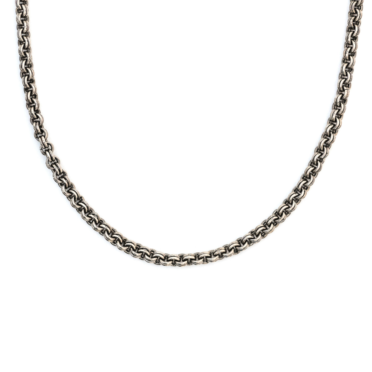 Silver Double Cable Chain