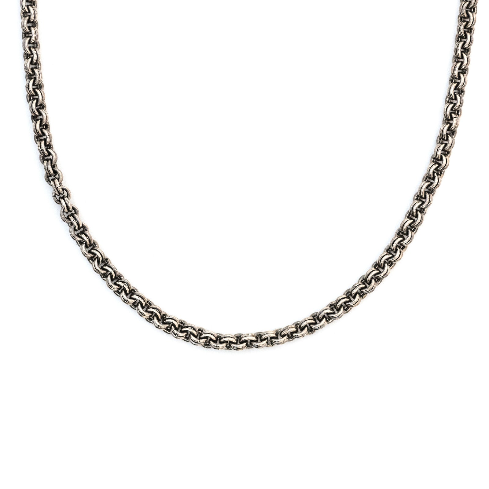 Silver Double Cable Chain