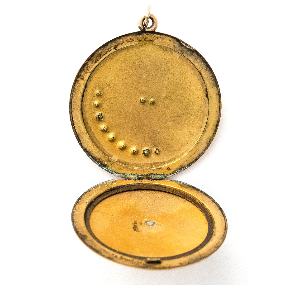 Swallow & Crescent Moon Locket