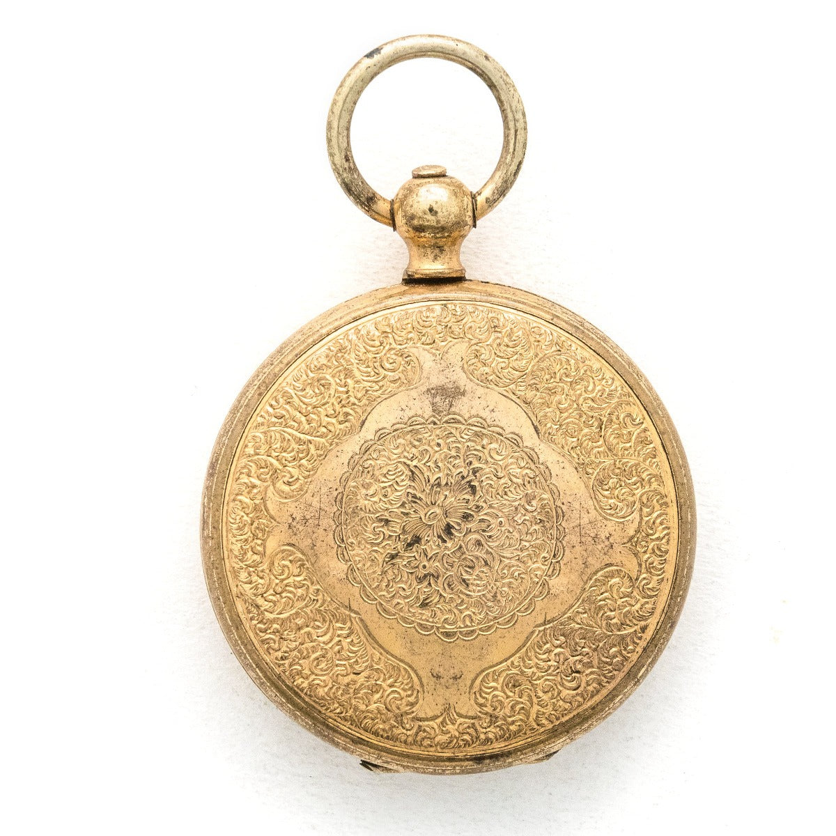 Wild Flower Pocket Watch Antique Locket