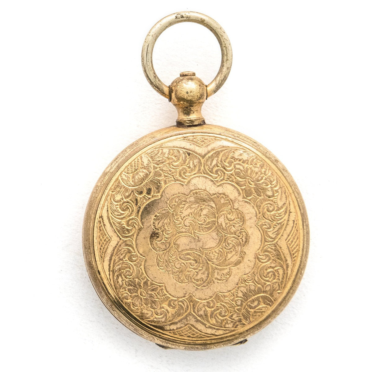 Wild Flower Pocket Watch Antique Locket