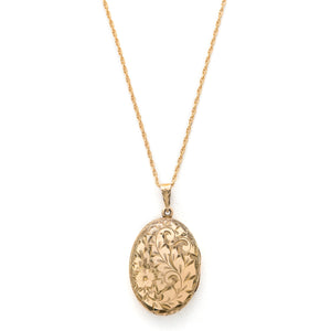 Secret Garden Oval Locket