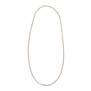 25" 14K Gold Cable Chain