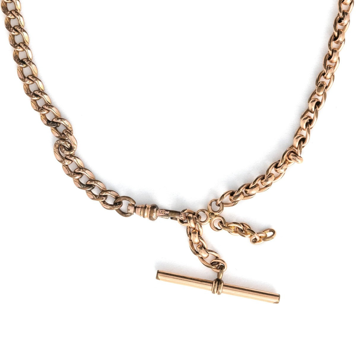 Edwardian Albert Link Fob Chain Necklace – Jems of Remuera