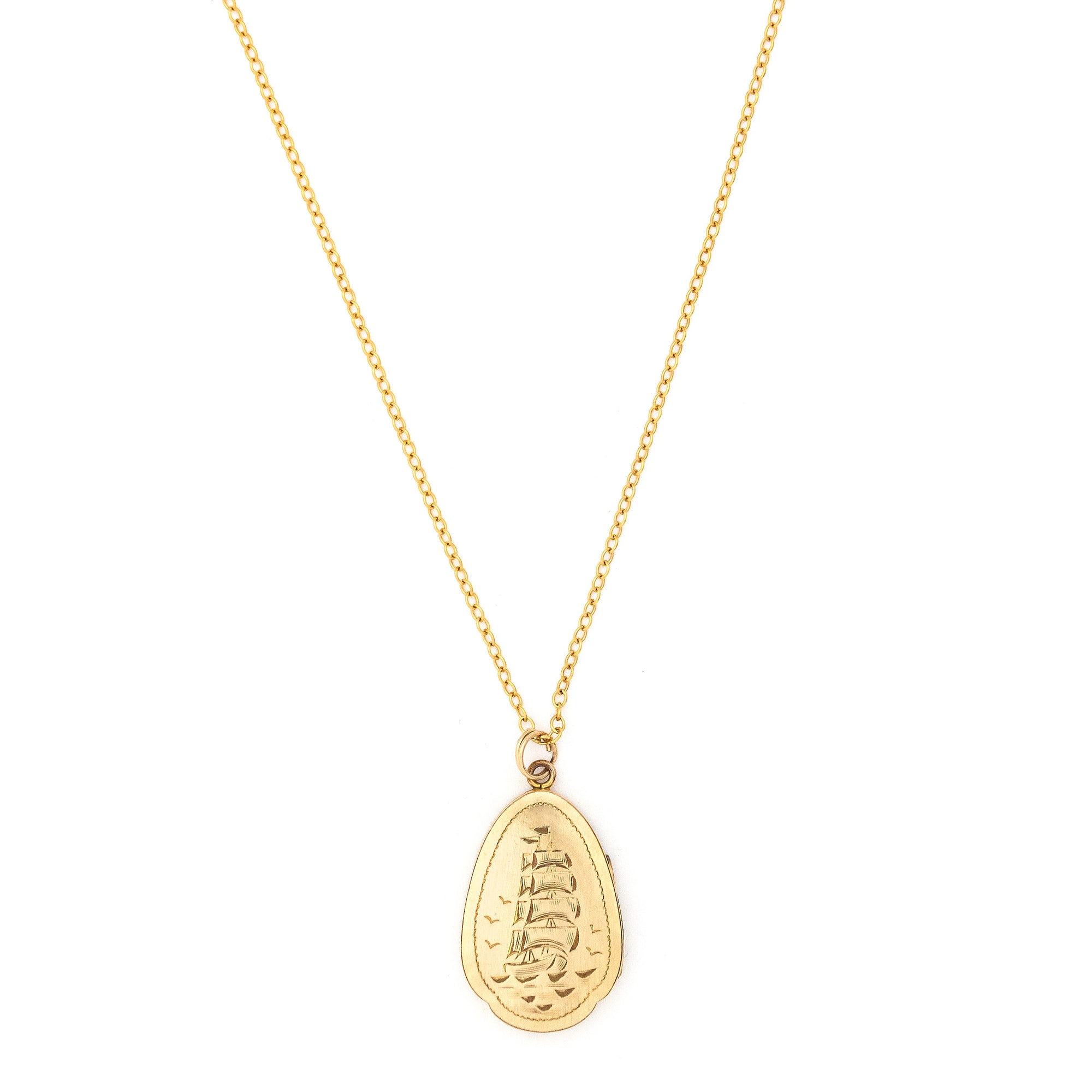 Clipper Ship Sailing Locket