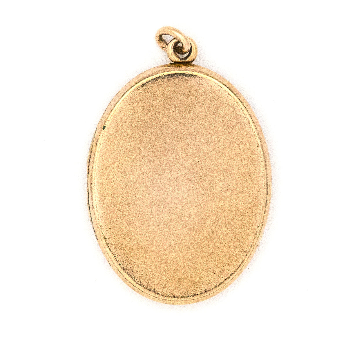 Oval Pearl Fleur De Lis Antique Locket, beautiful gold fill and pearl locket, perfect for holding pictures and photos, back view