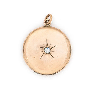 Twinkling Starburst Antique Locket