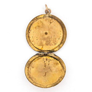 Twinkling Starburst Antique Locket