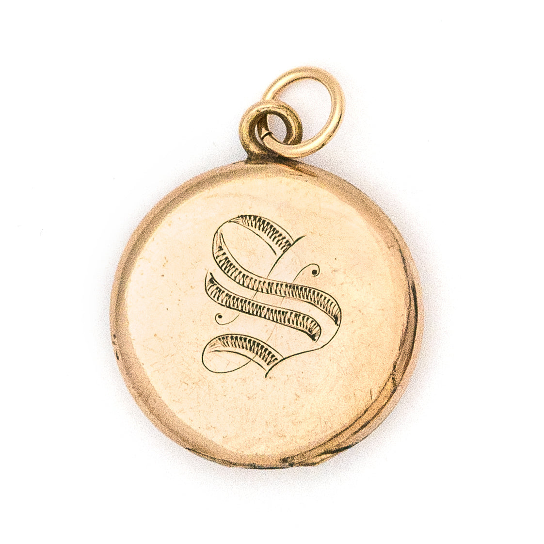 Engraved "S" Locket