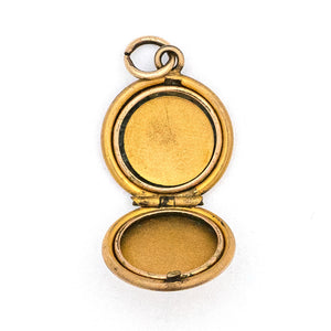 Tiny Perfect Plain Antique Locket