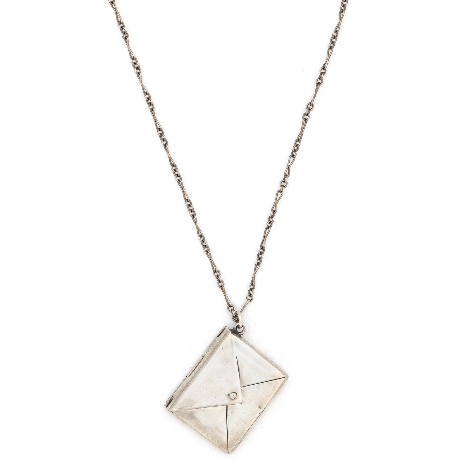 Antique English Sterling Silver Envelope Charm