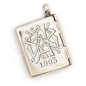 Antique English Sterling Silver Envelope Charm