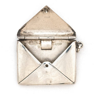 Antique English Sterling Silver Envelope Charm