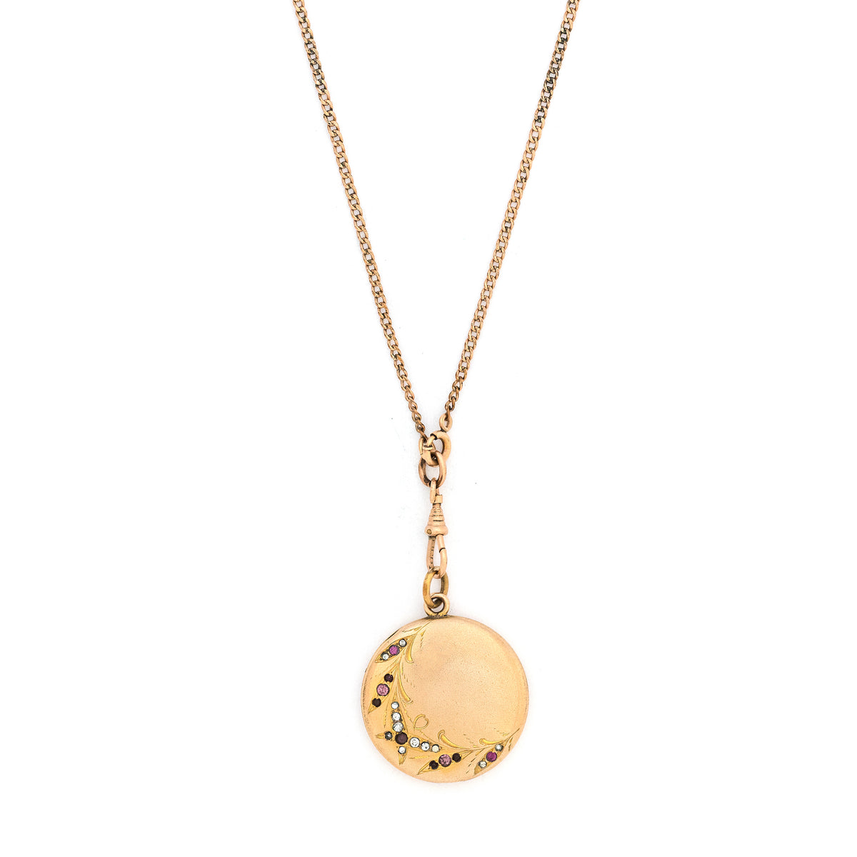 Lavender Butterfly Locket