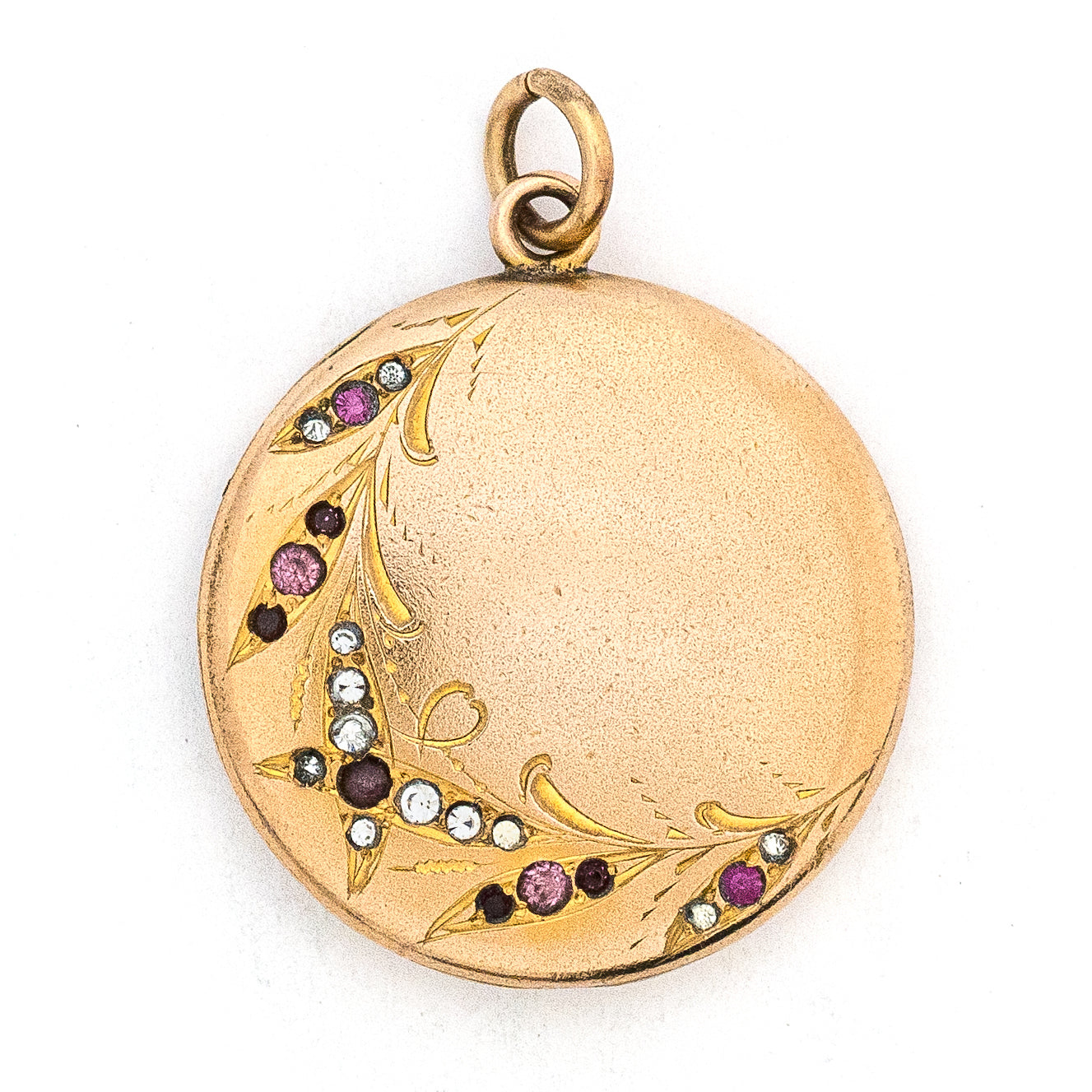 Lavender Butterfly Locket