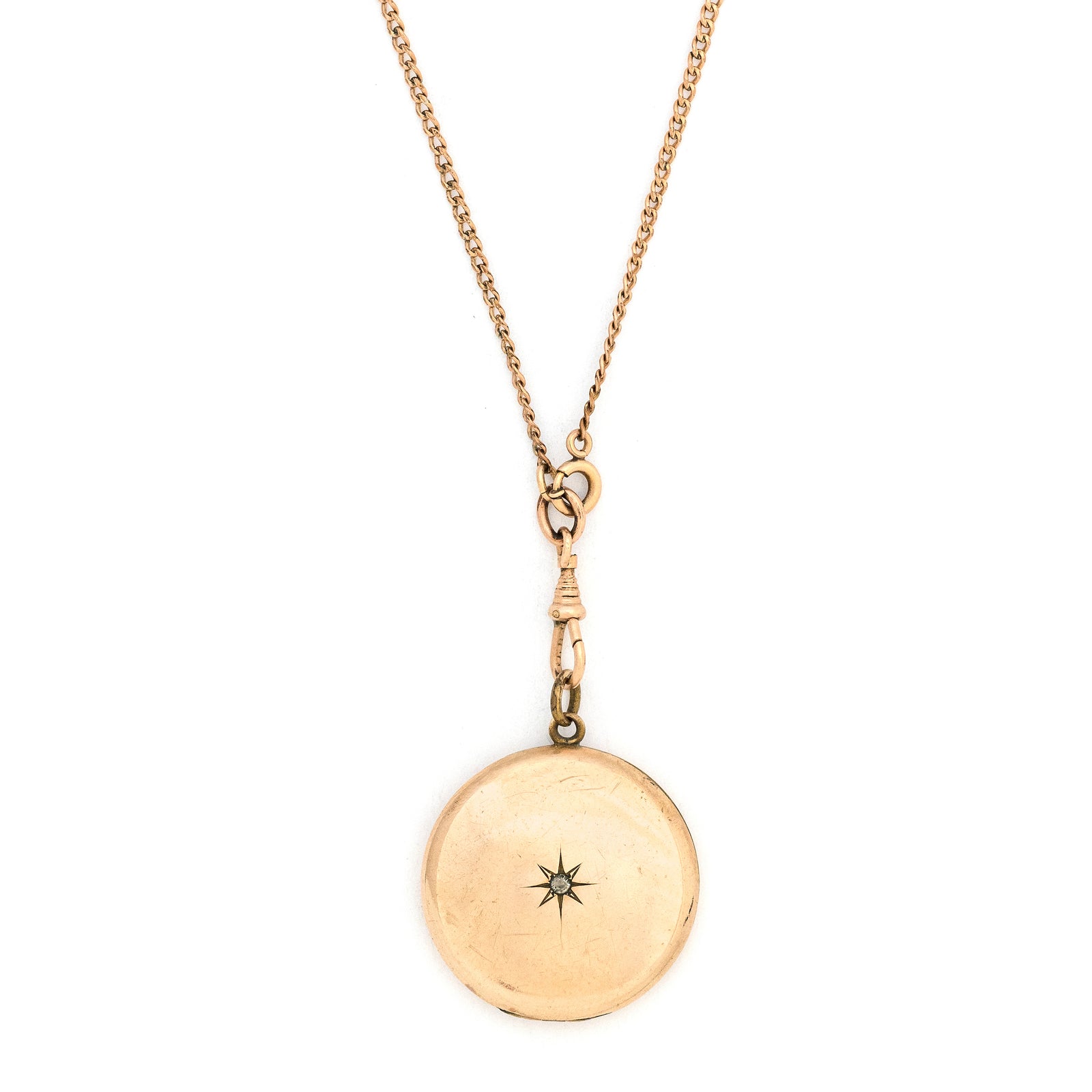 Polished Starburst Locket