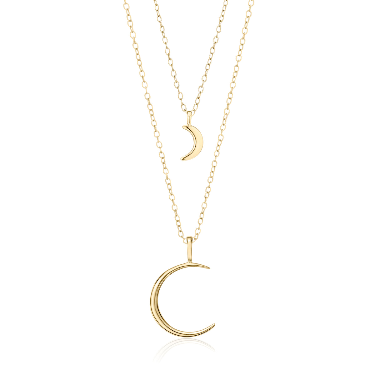 Mother & Daughter To The Moon and Back Necklaces