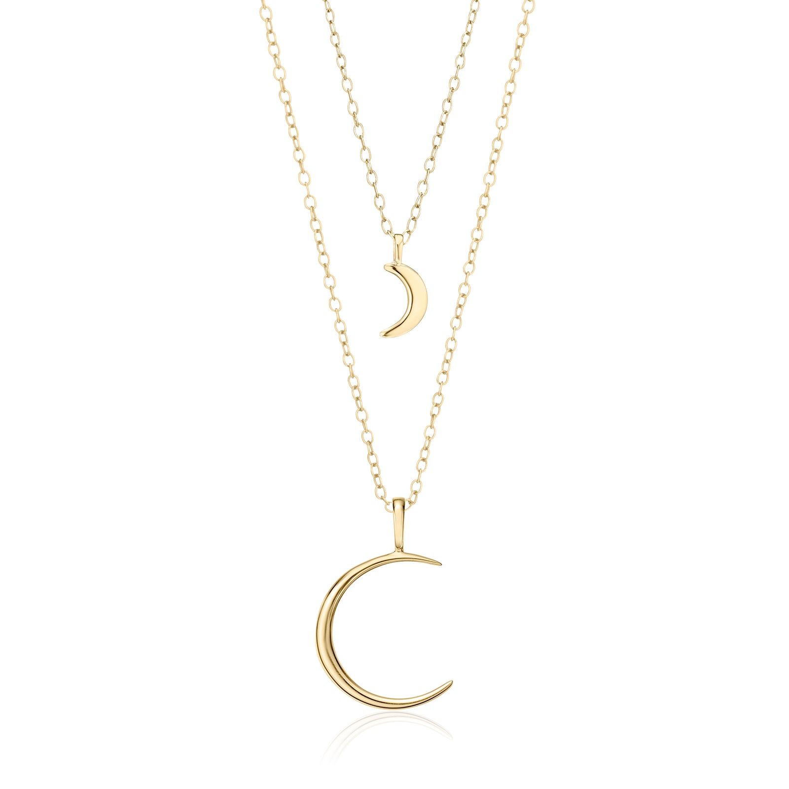 Mother & Daughter To The Moon and Back Necklaces