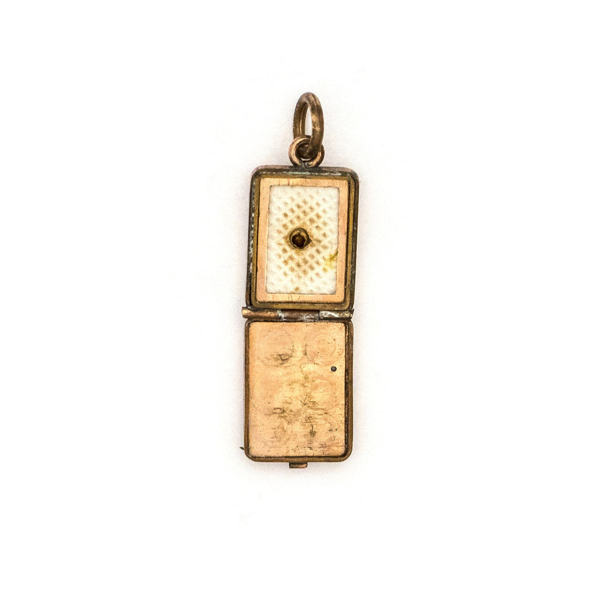 Petite Rectangular Starburst Locket - Luna & Stella