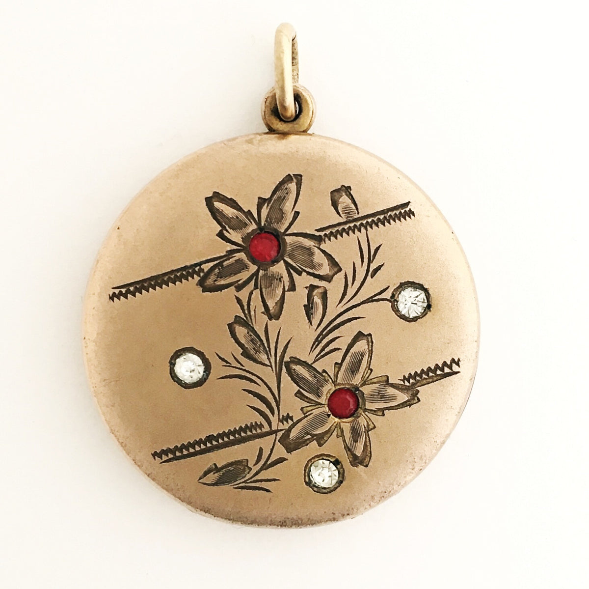 Forget Me Not Antique Locket