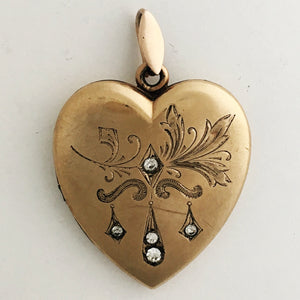 Chandelier Heart Antique Locket