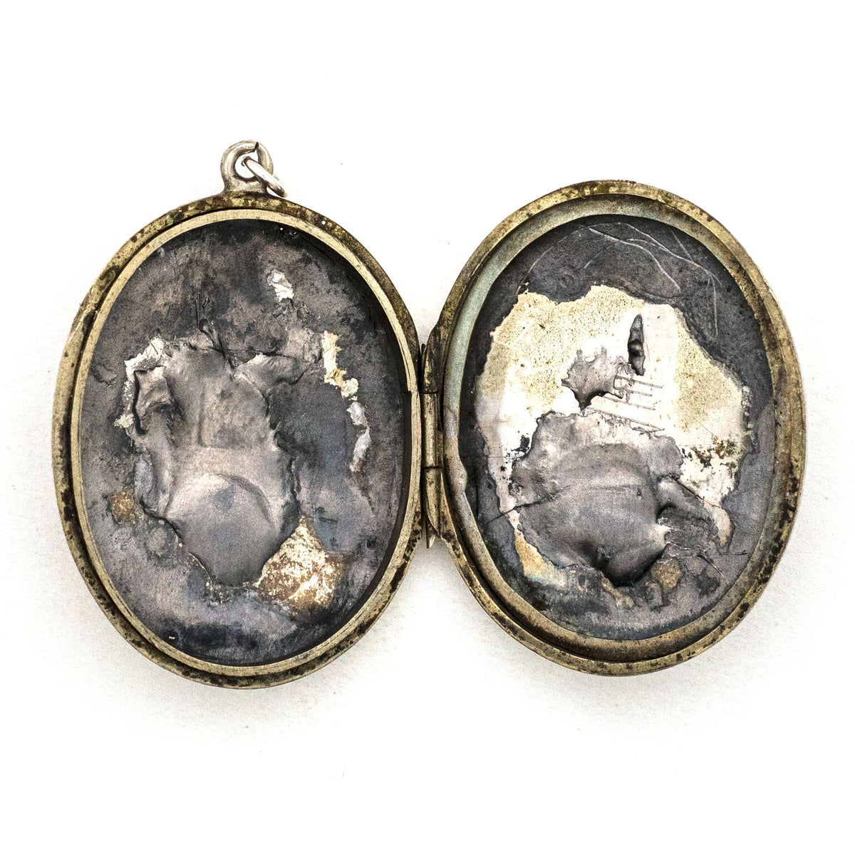 Flower & Buckle Sterling Silver Locket