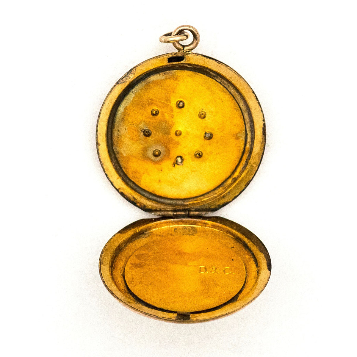 Opal Snowflake Locket