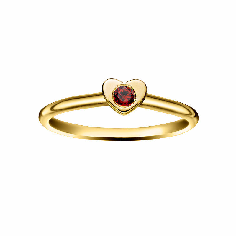 【Stone and Strand】 Forever Birthstone14カラットゴールドリ Rosecliff Birthstone Stackable Ring in 14k Gold