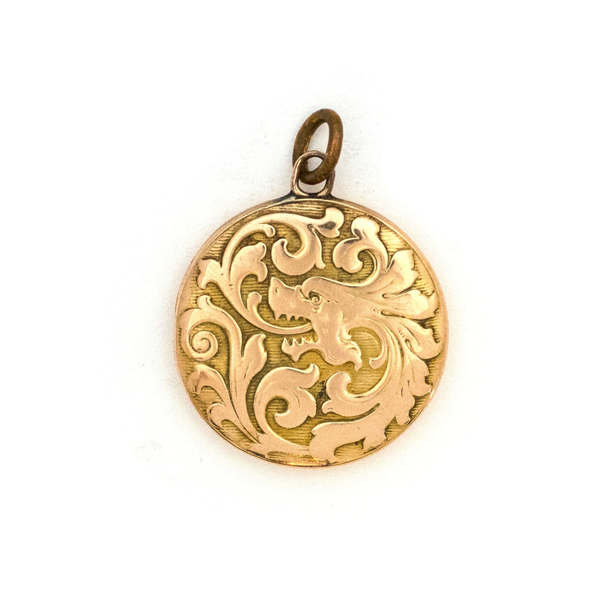 14K Lucky Dragon Locket
