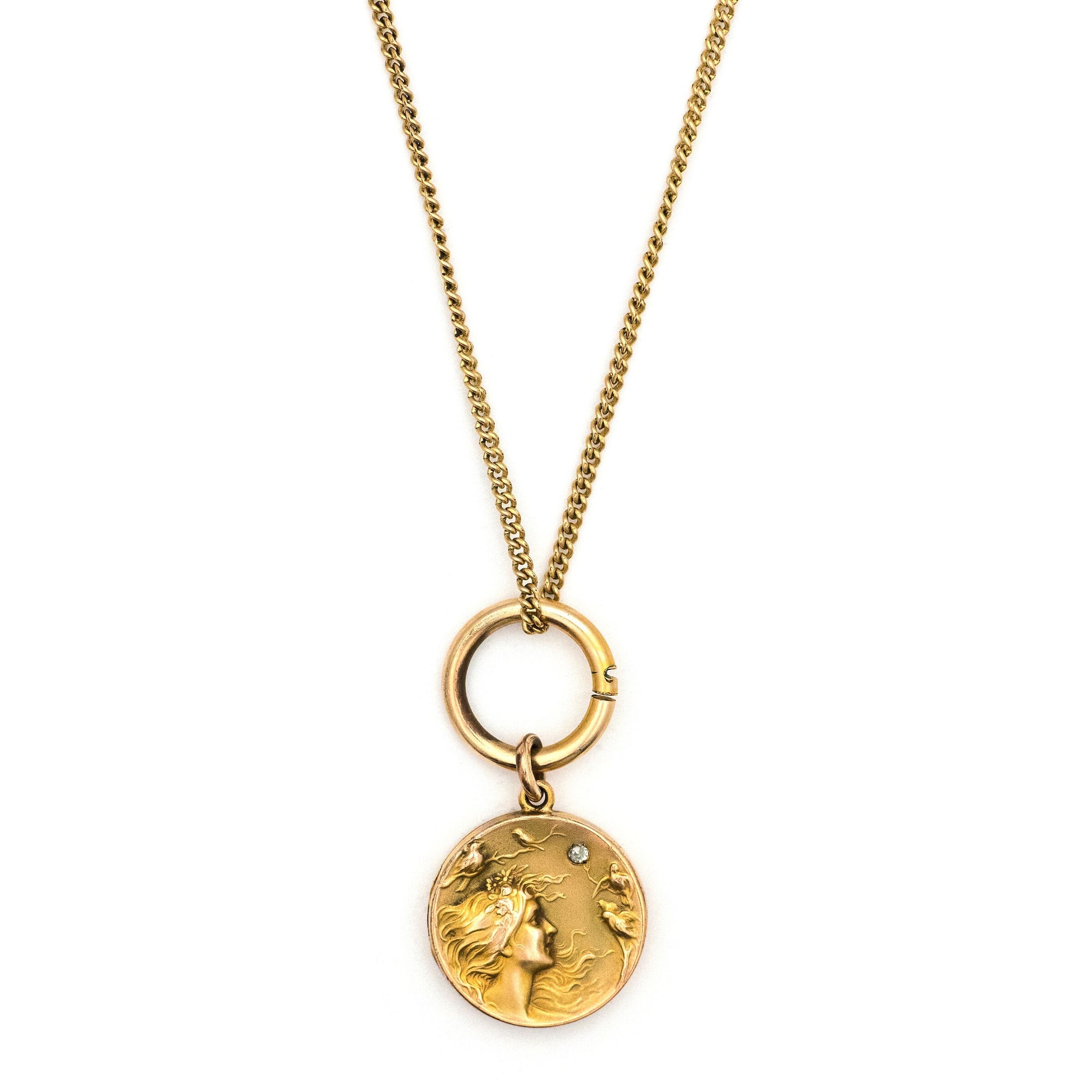 Lady of the Nightingales Locket