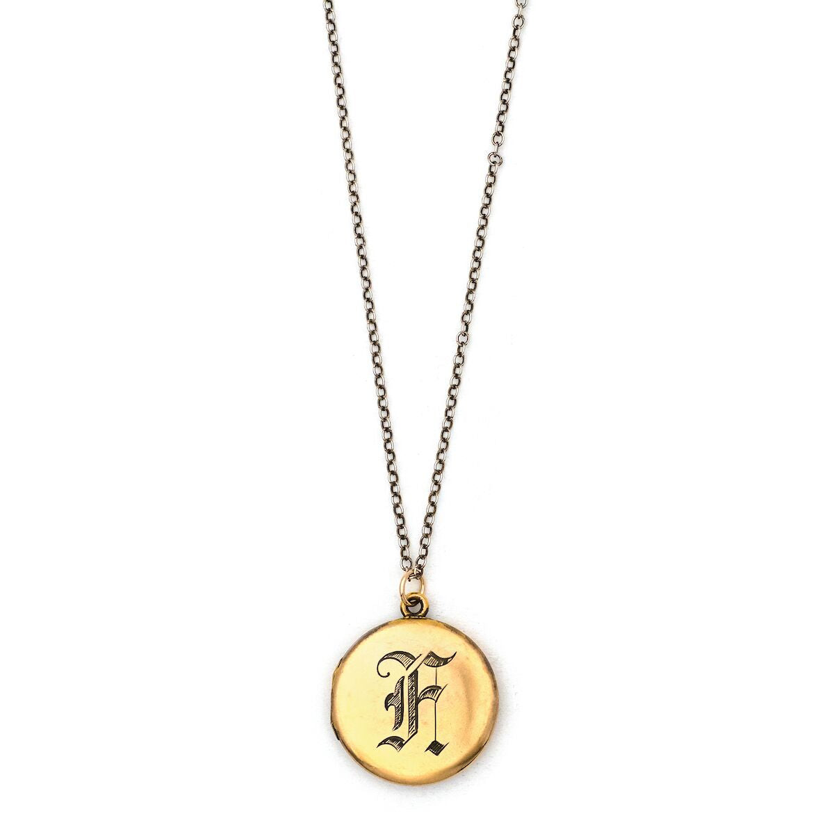 Letter "F" Locket