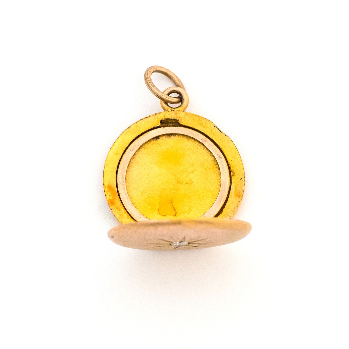 10K Gold Compass Rose Locket