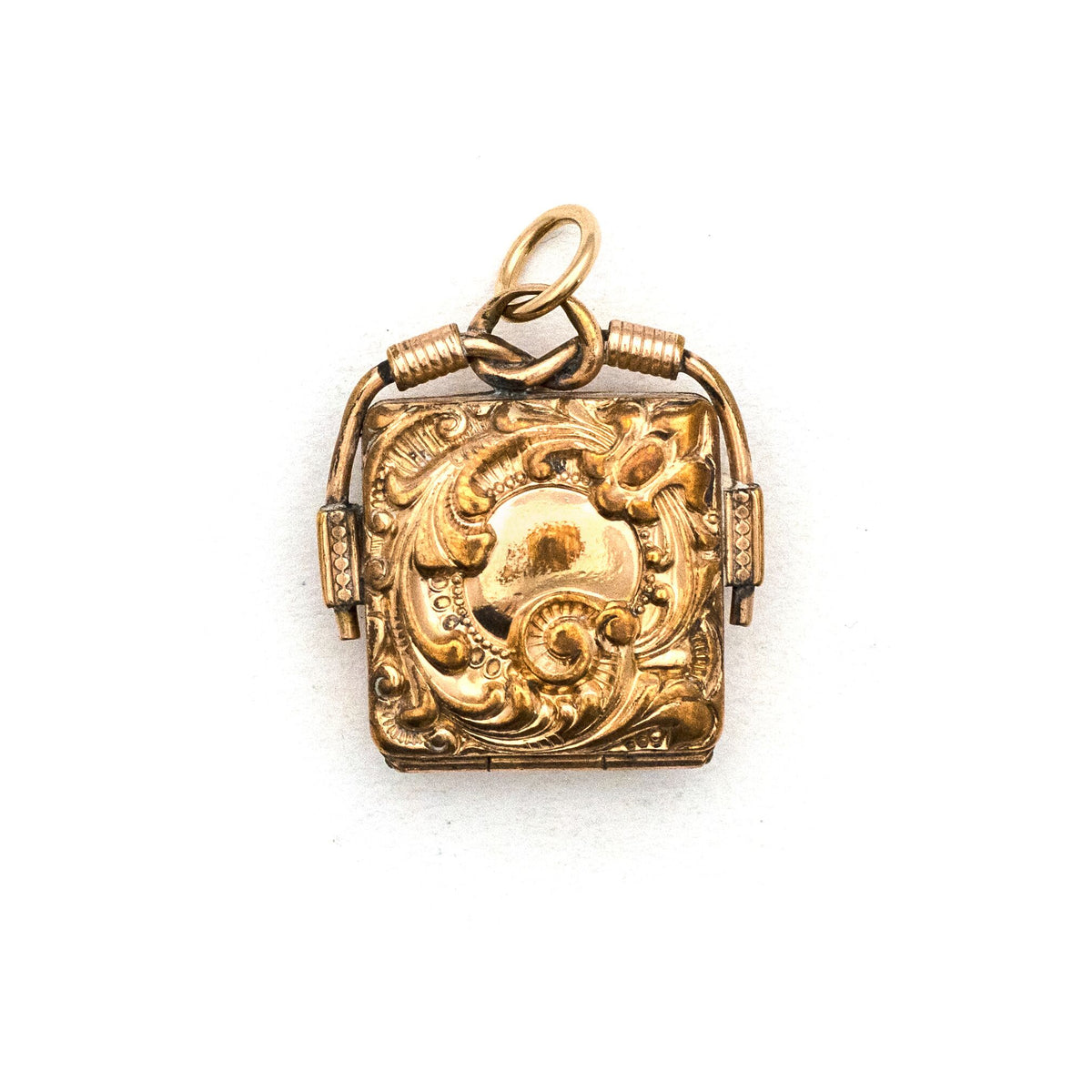 Square Filigree Locket