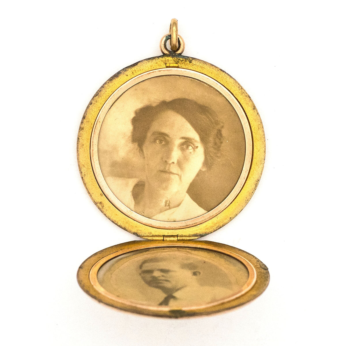 Large Crescent Moon & Starburst Locket