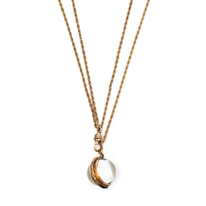 Pool of Light Rock Crystal Locket