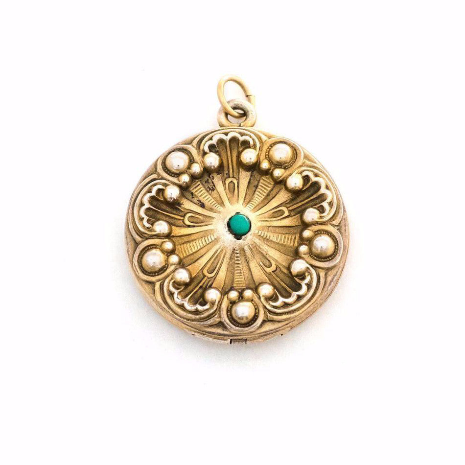 Sculptured Snowflake Locket