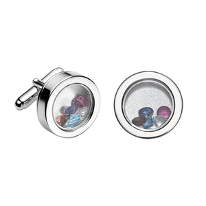 Birthstone Locket Cufflinks