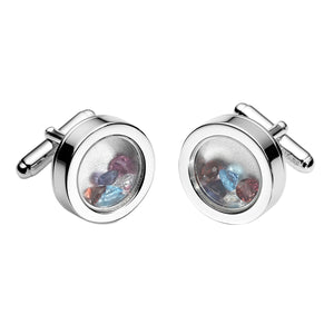 Birthstone Locket Cufflinks